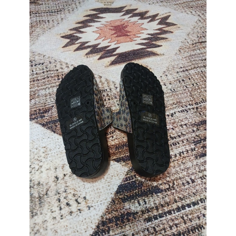 Portland‎ by Portland Boot Company sandals double buckle animal print size 8 - Picture 6 of 6